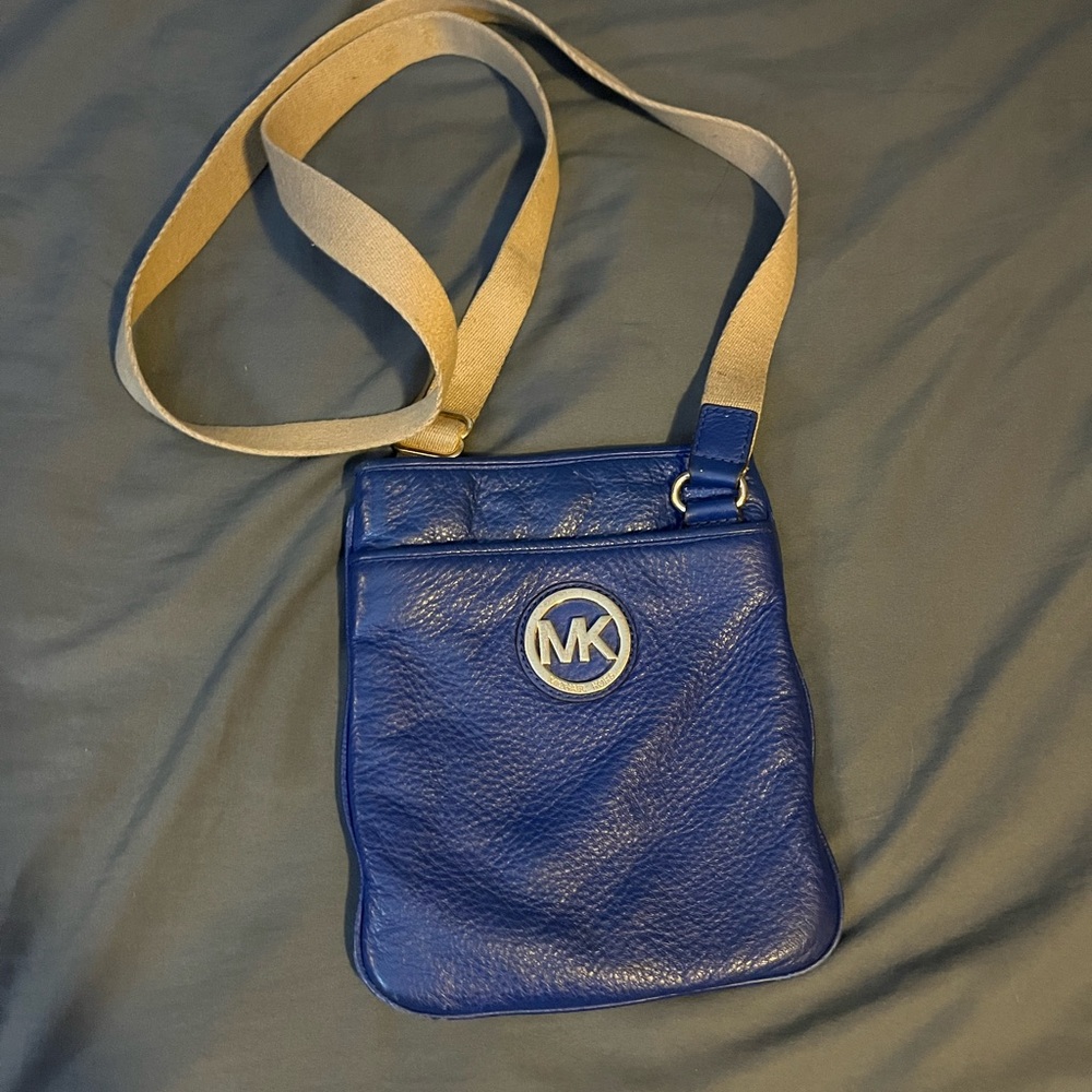 Michael Kors Royal Blue Messenger Bag